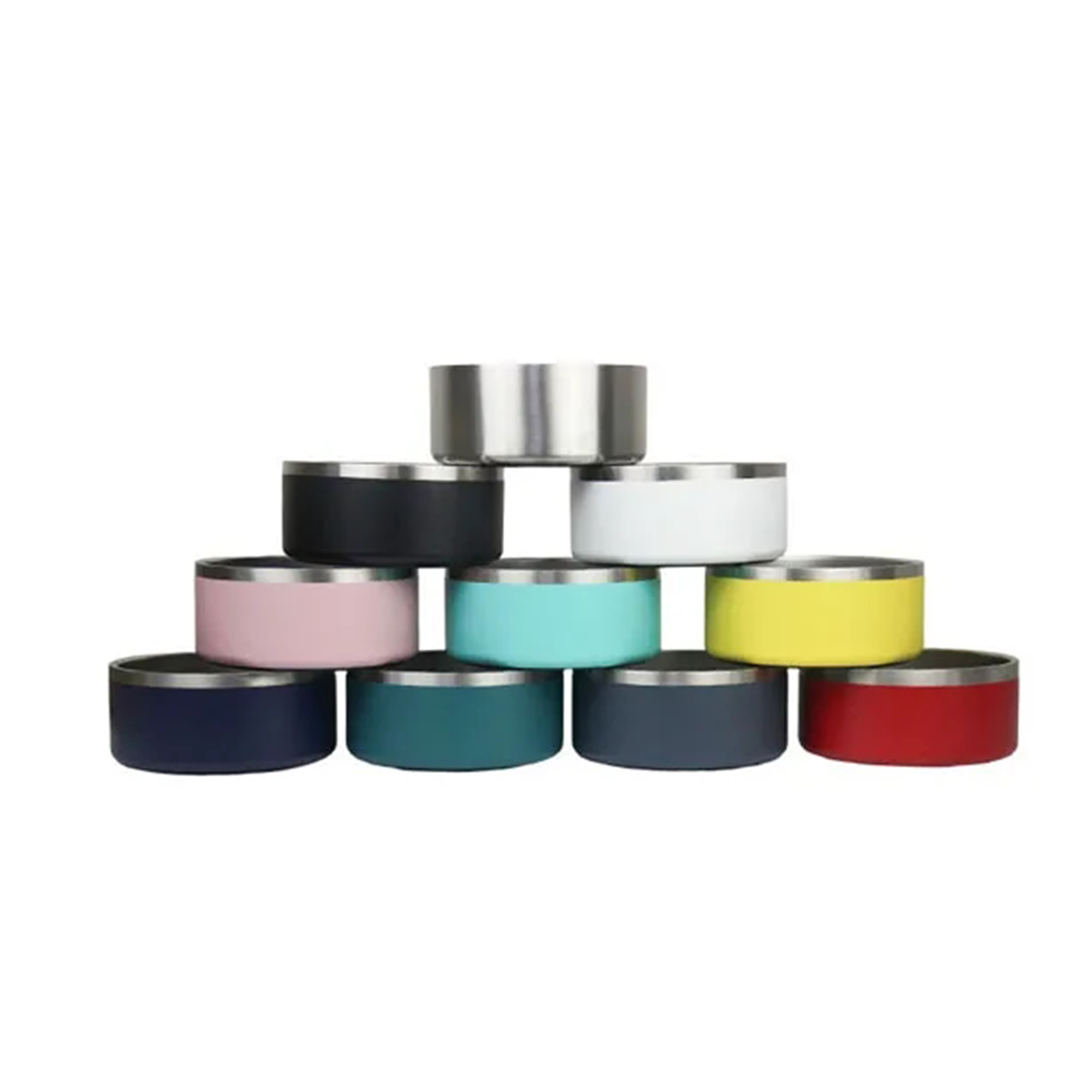 Stainless Steel Pet Bowl with Non-Slip Silicone Base 2