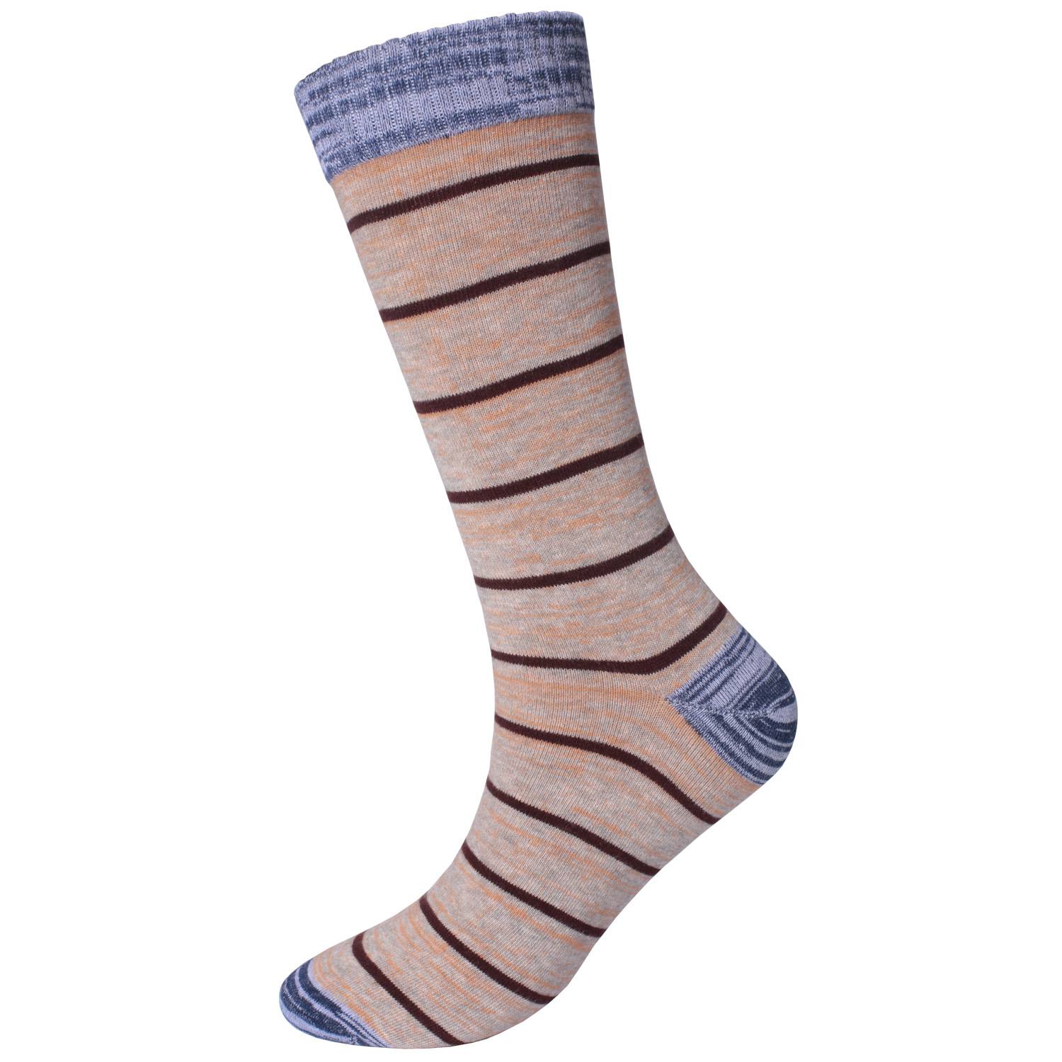 Cotton Knee-High Striped Socks 10