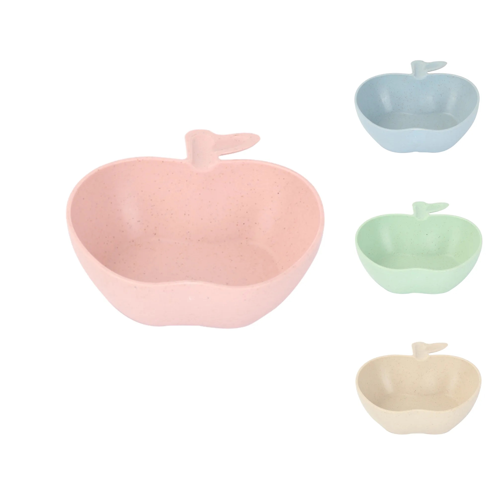 W5.24"*L5"Eco-friendly Wheat Straw Rice Bowl 2