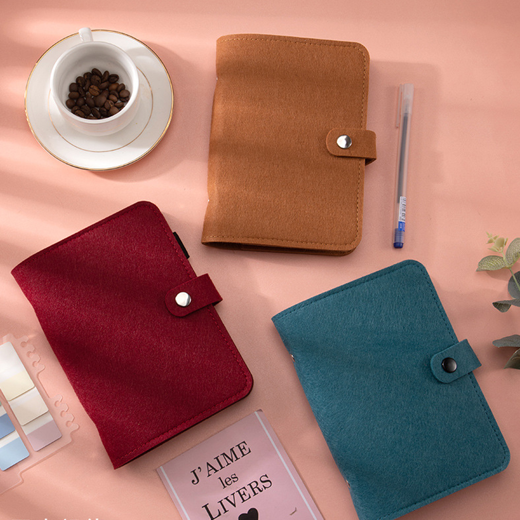 A5 Felt Cover Journal Notebook 4