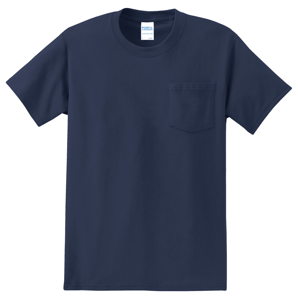 Port & Co Tall Essential Pocket Tee. PC61PT 143
