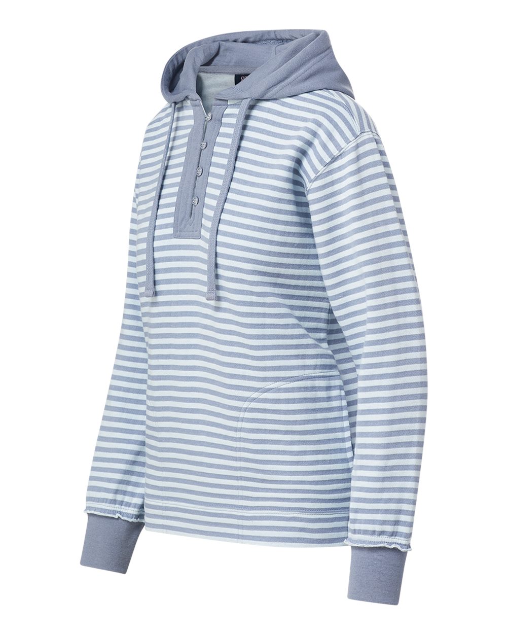 Women's Alina Henley Hooded Sweatshirt - W24128 12
