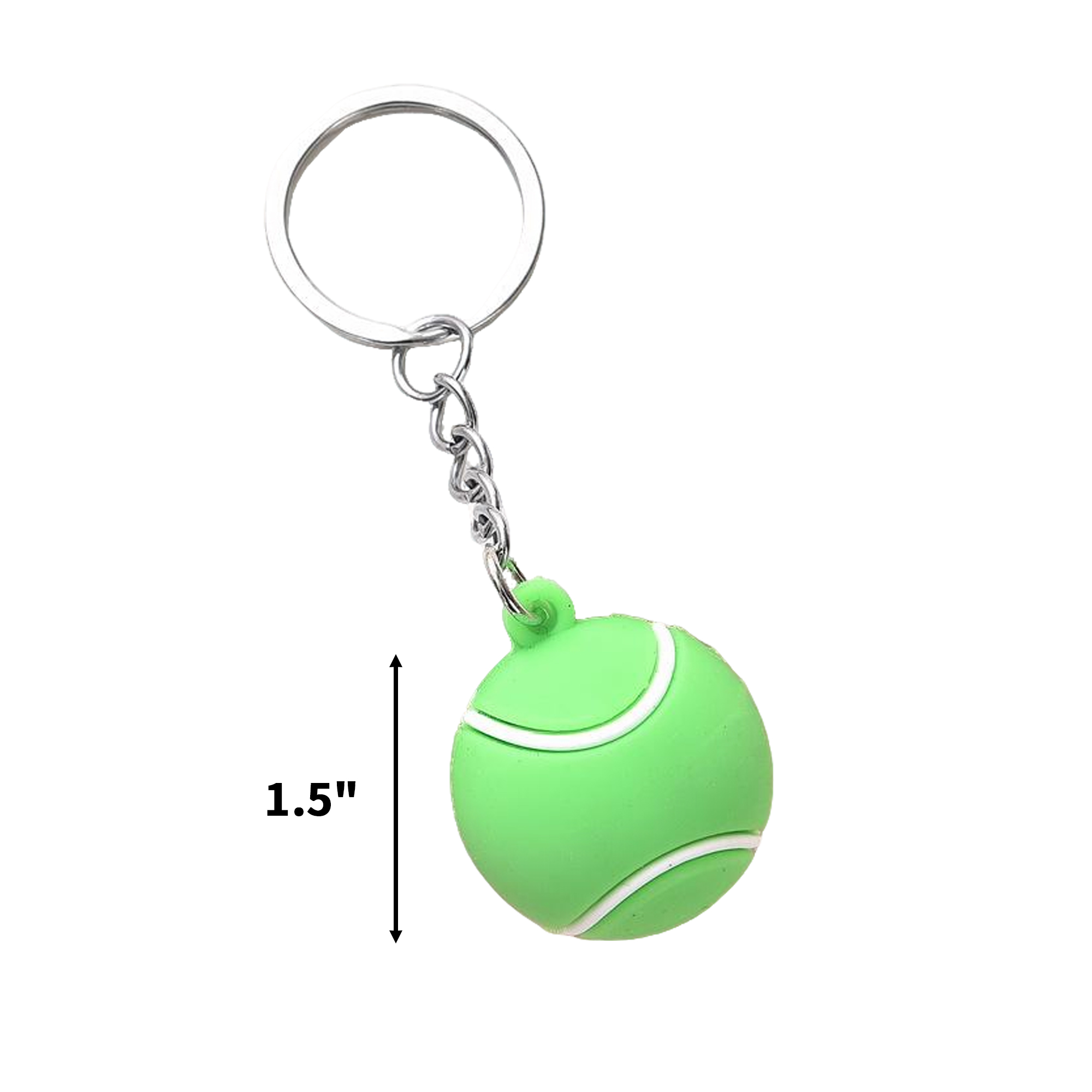 Polyvinyl Chloride Football Key Ring 1.5" x 1.1" 4