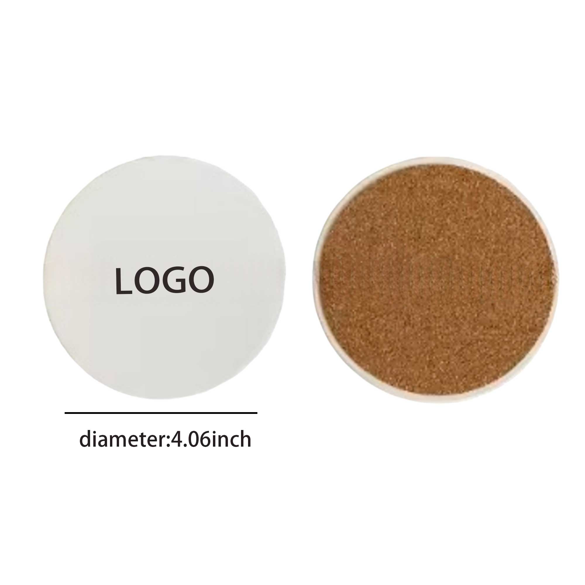 Round Blank Ceramic Coasters 3
