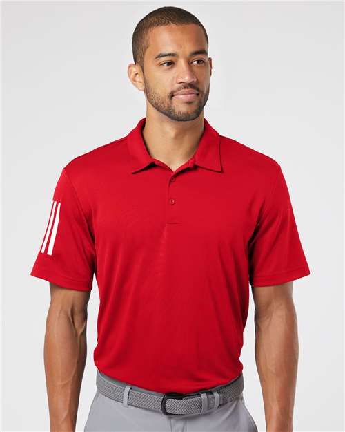 Men's Floating 3-Stripes Polo - A480 6