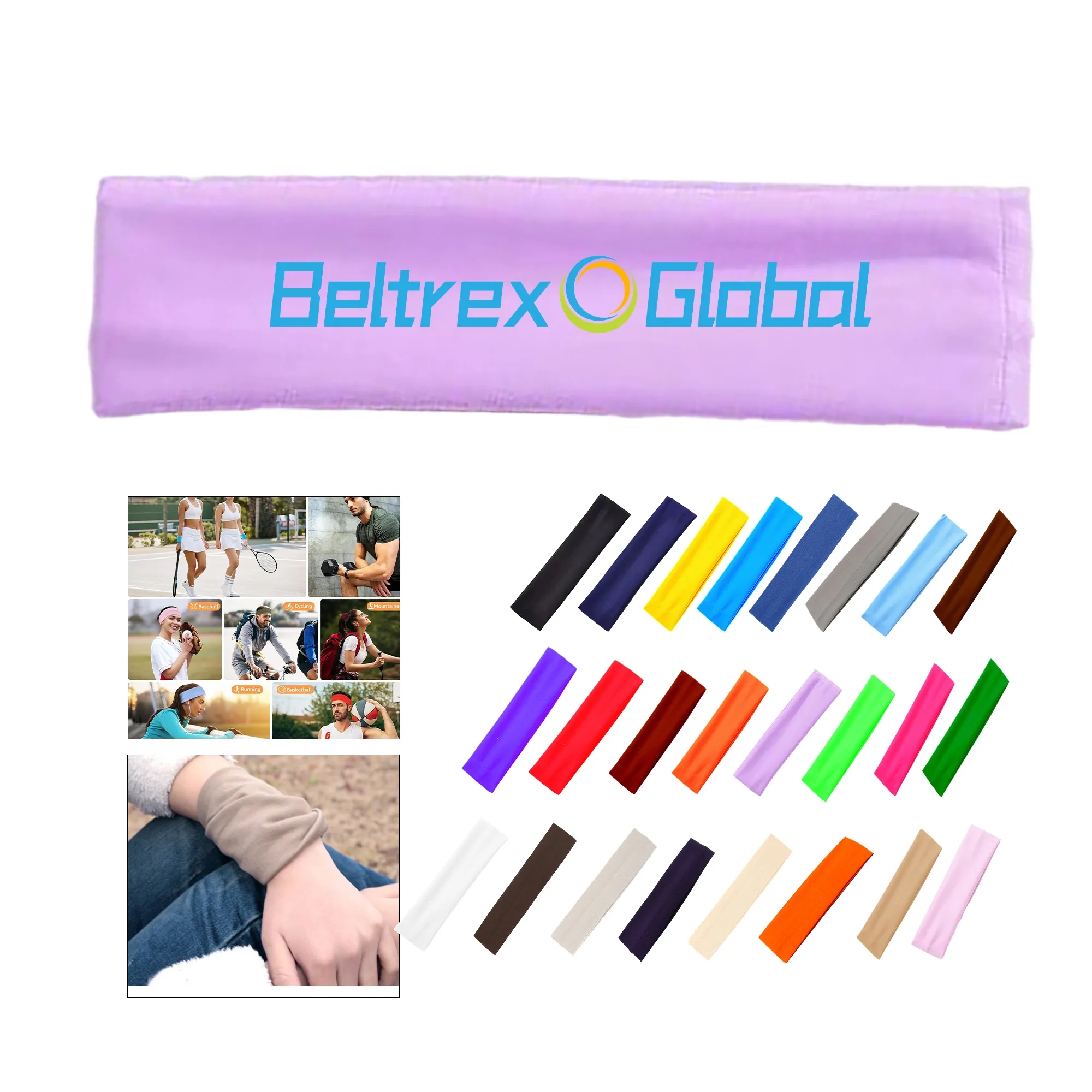 Elastic Sports Headband for Yoga and Running 8