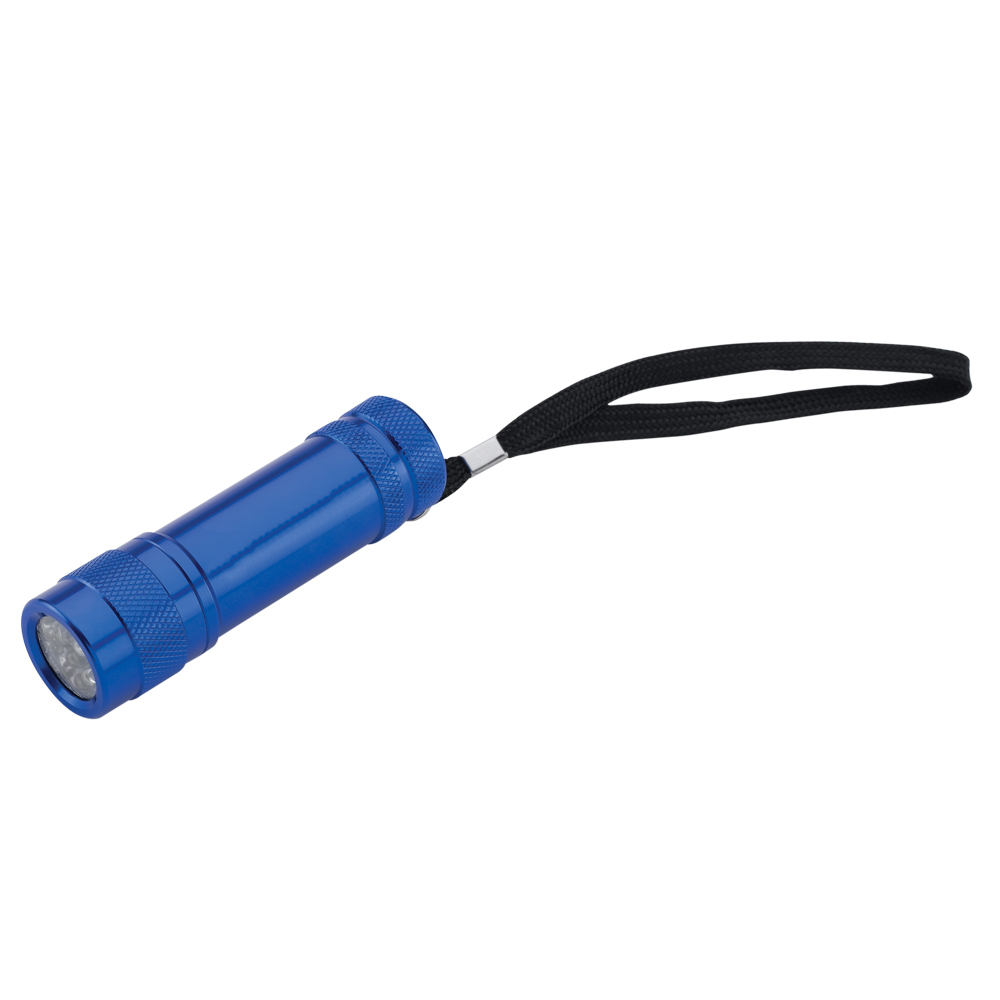 Metal 9 LED Flashlight 3