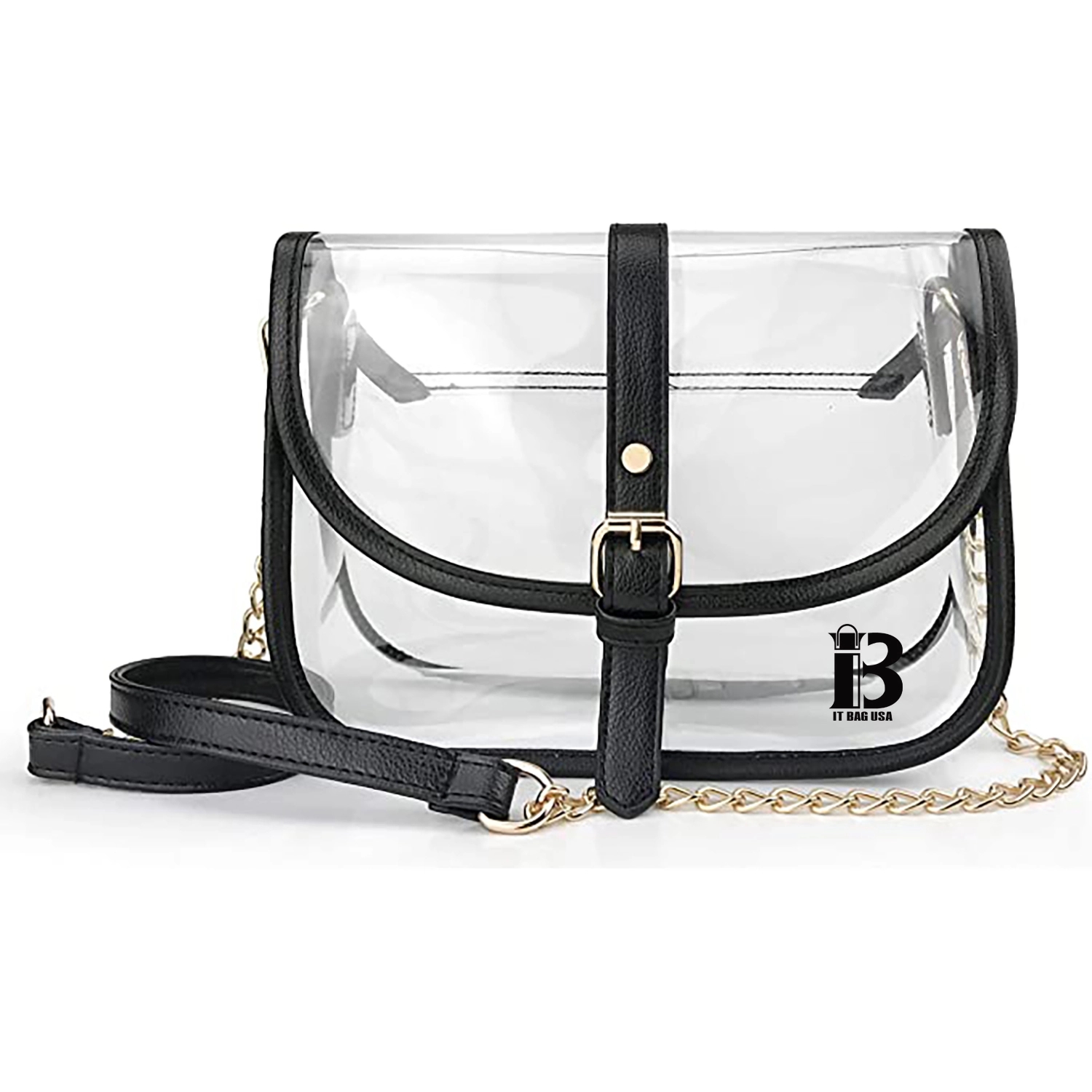 Clear Saddle Cross Body Bag 1