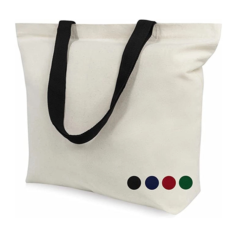 Classic Large Cotton Canvas Tote Bag, custom tote bag with logo imprint 2