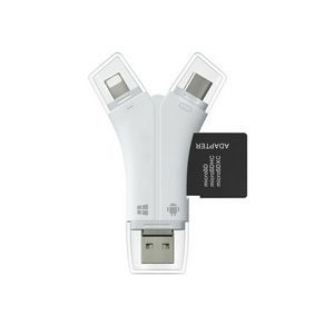 4 In 1 SD Card Reader For Iphone And Android 4