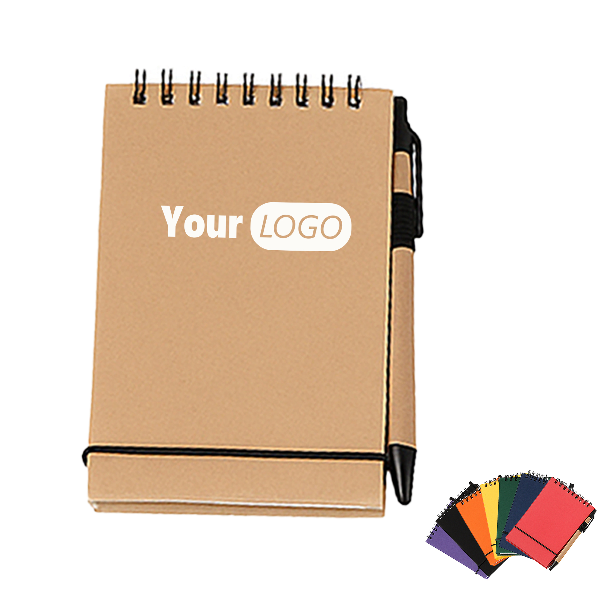 Pocket Spiral Notebook with Pen 7
