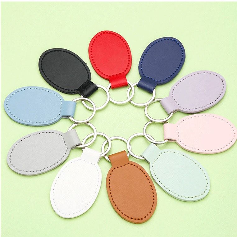 Leather Llight-up keychains 1