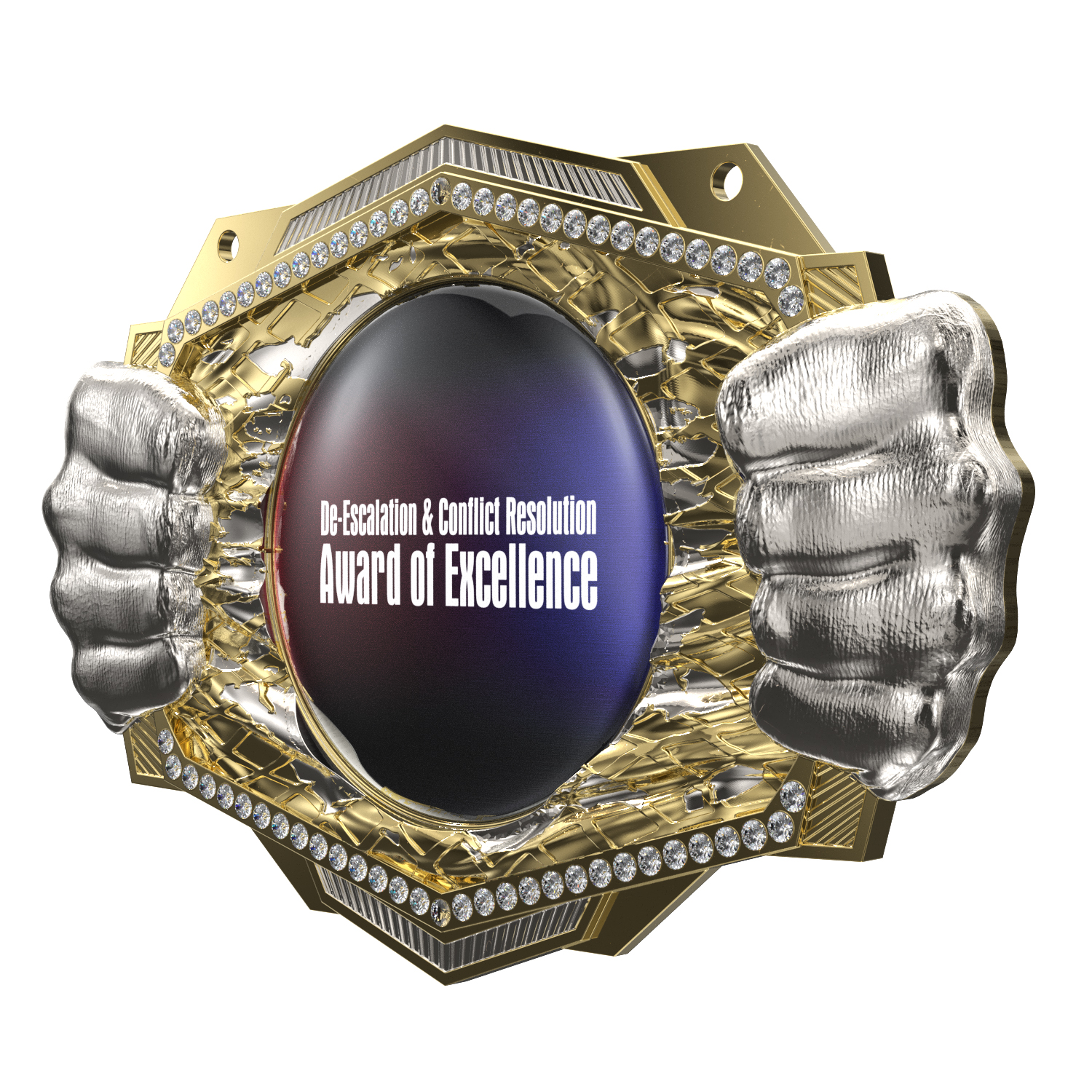 Express Vibraprint® Knock Out Champ Chain w/ Chain 12