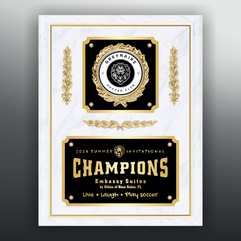 Gold Edge Plaques 7