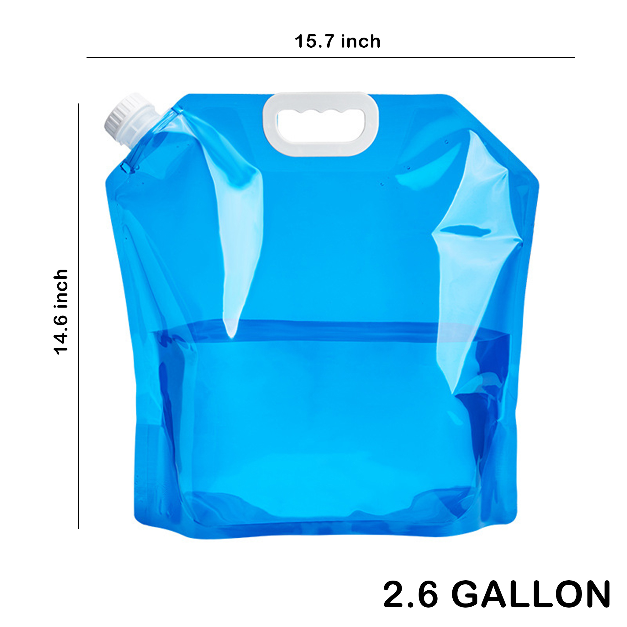 2.6 Gallon Collapsable Emergency Water Storage Bag 2
