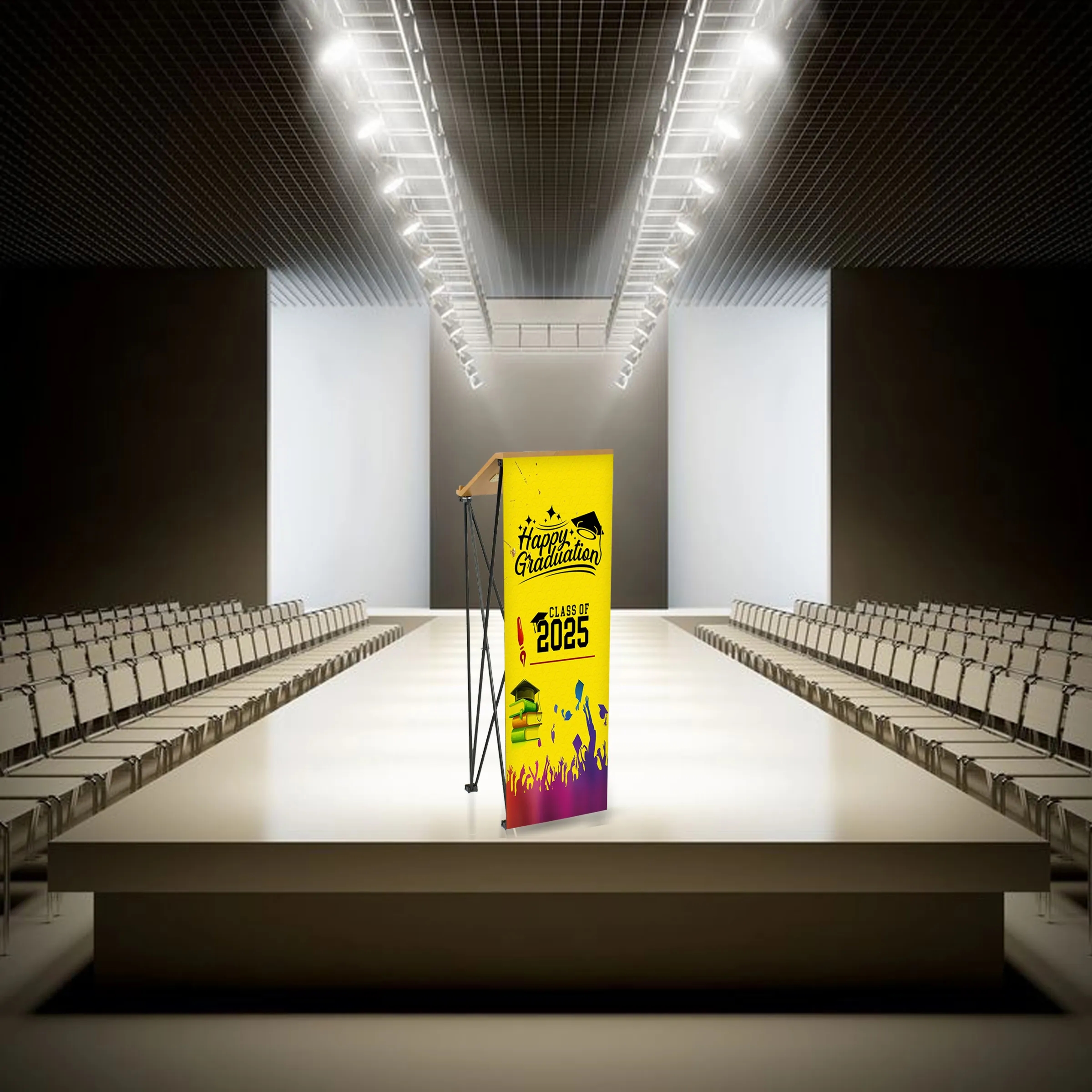 Angled Portable Podium - Hardware 2