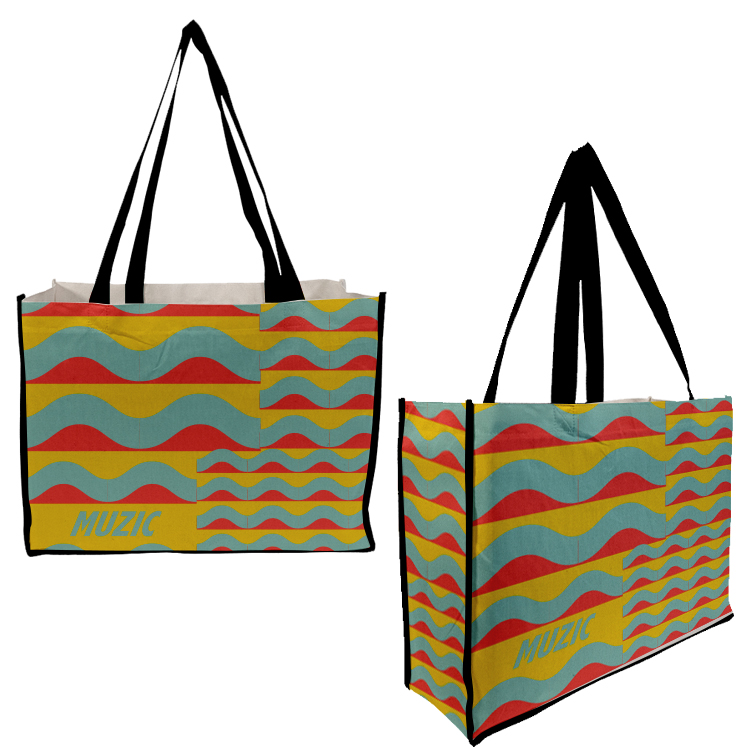 Full Side Gusset Vibrant Cotton Tote, custom tote bag with logo imprint 12