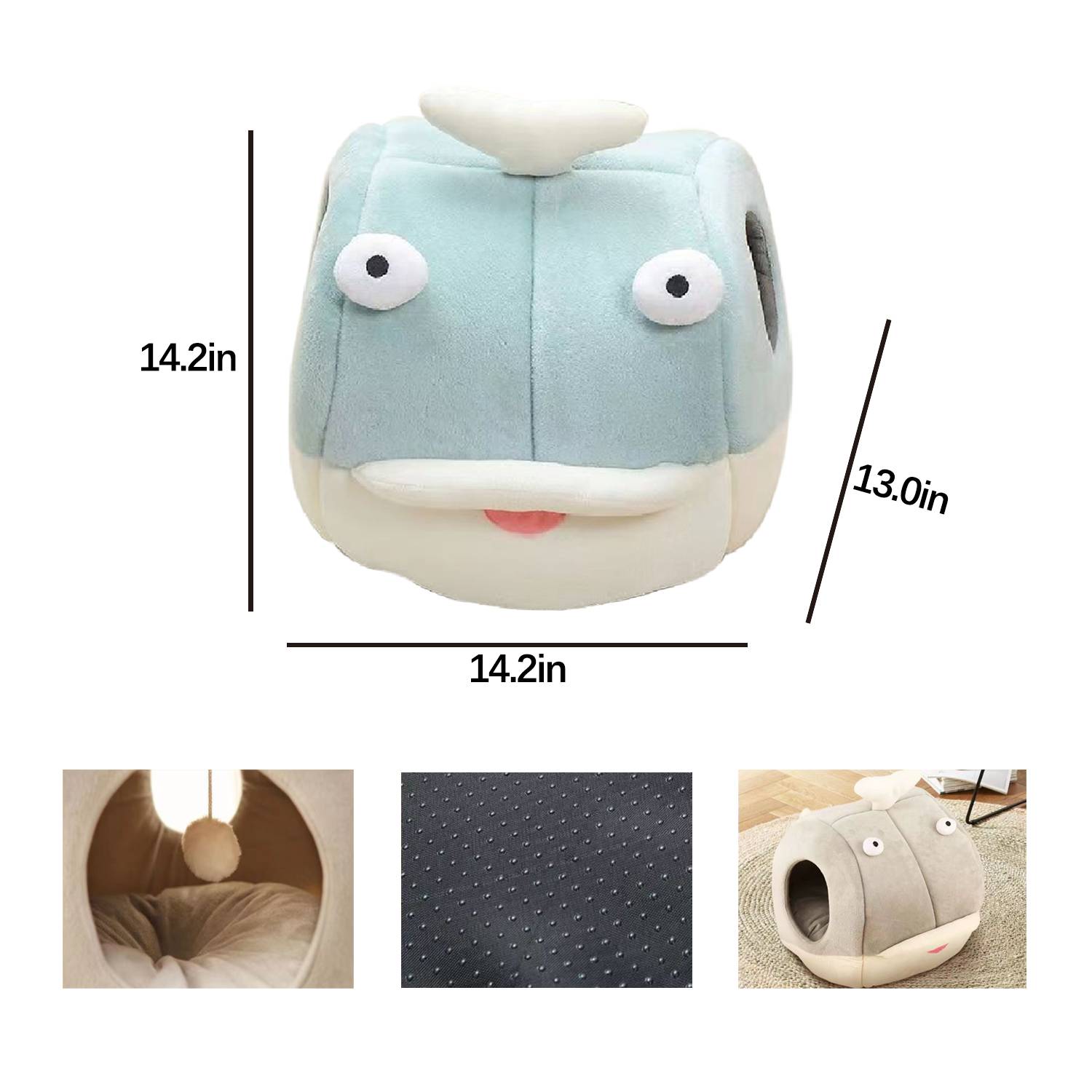 Sleep Cute Warm Pet Supplies Whale Funny Cat Nest 1