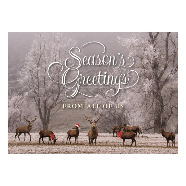 Woodland Magic Holiday Greeting Card 1