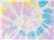 Unisex Multi-Color Tie-Dyed T-Shirt - 1000 70