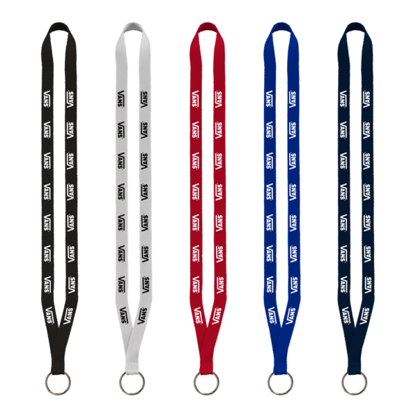 1/2" Polyester Lanyard with Sewn Metal Split-Ring 3