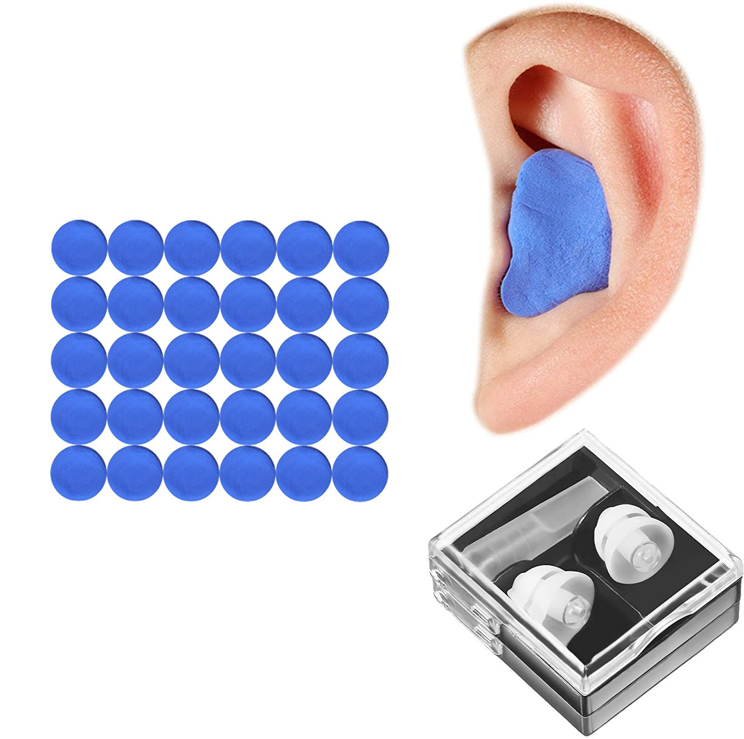 Moldable Noise Cancelling Earplugs 6
