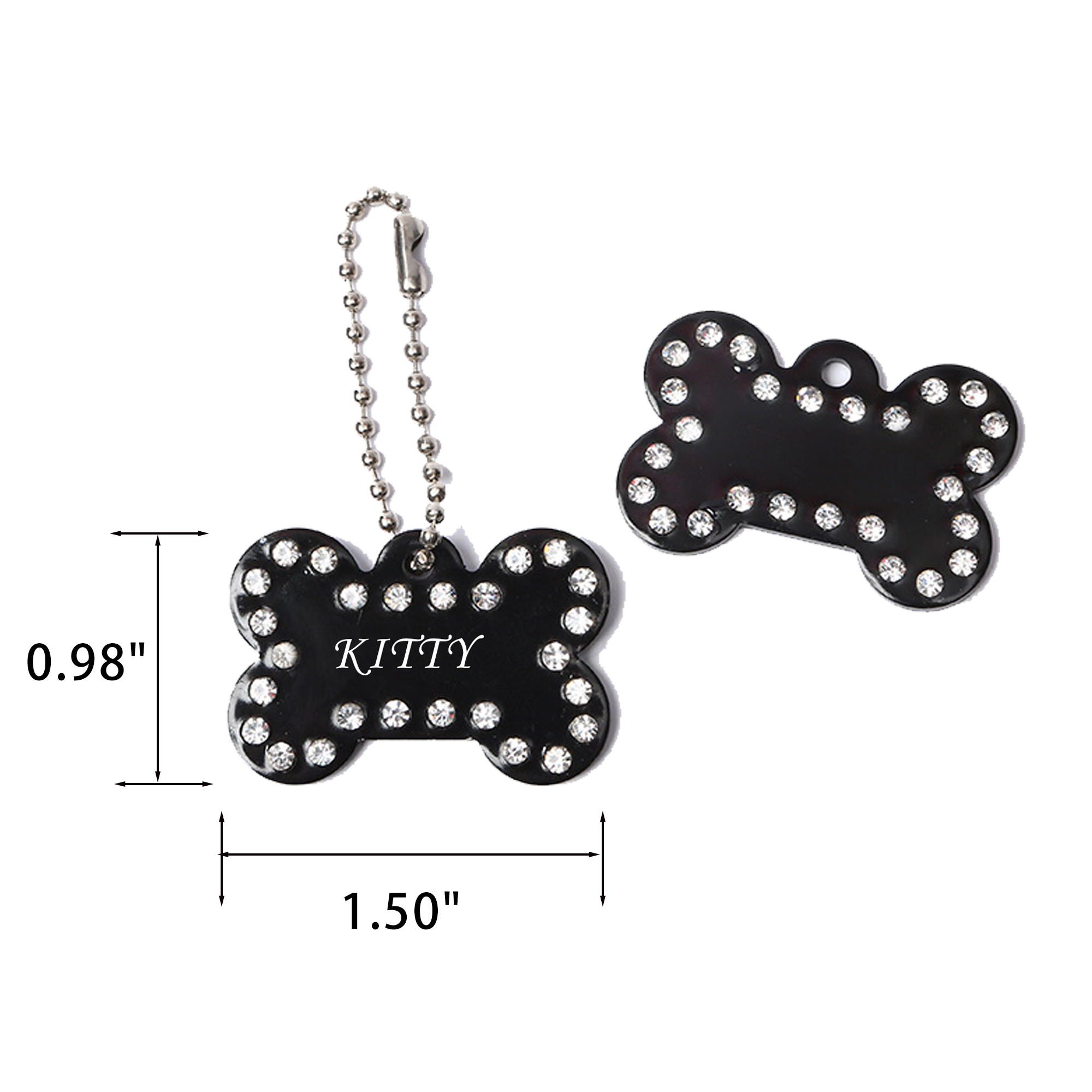 Alloy Dog Necklace Tag 4