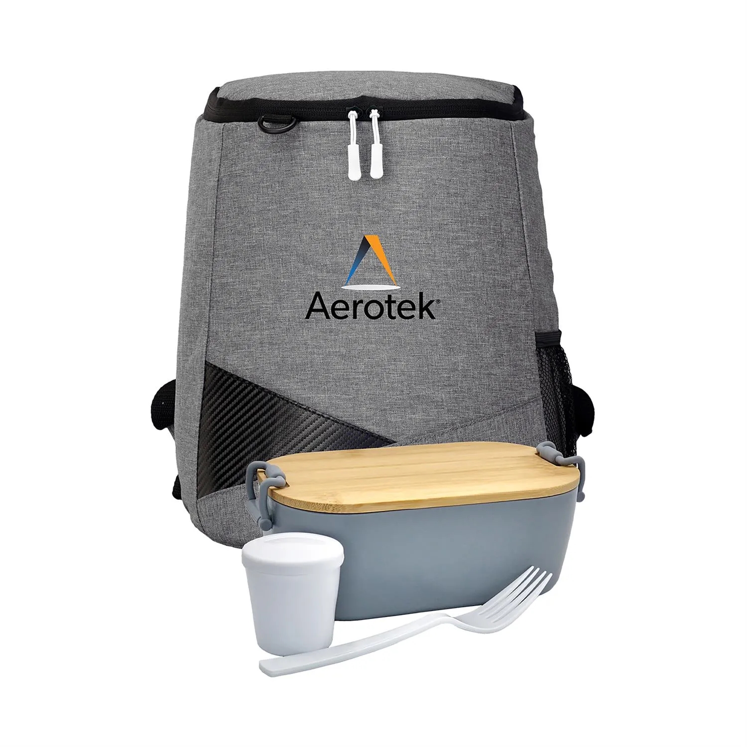 Bamboo Lunch Box Backpack Set 9