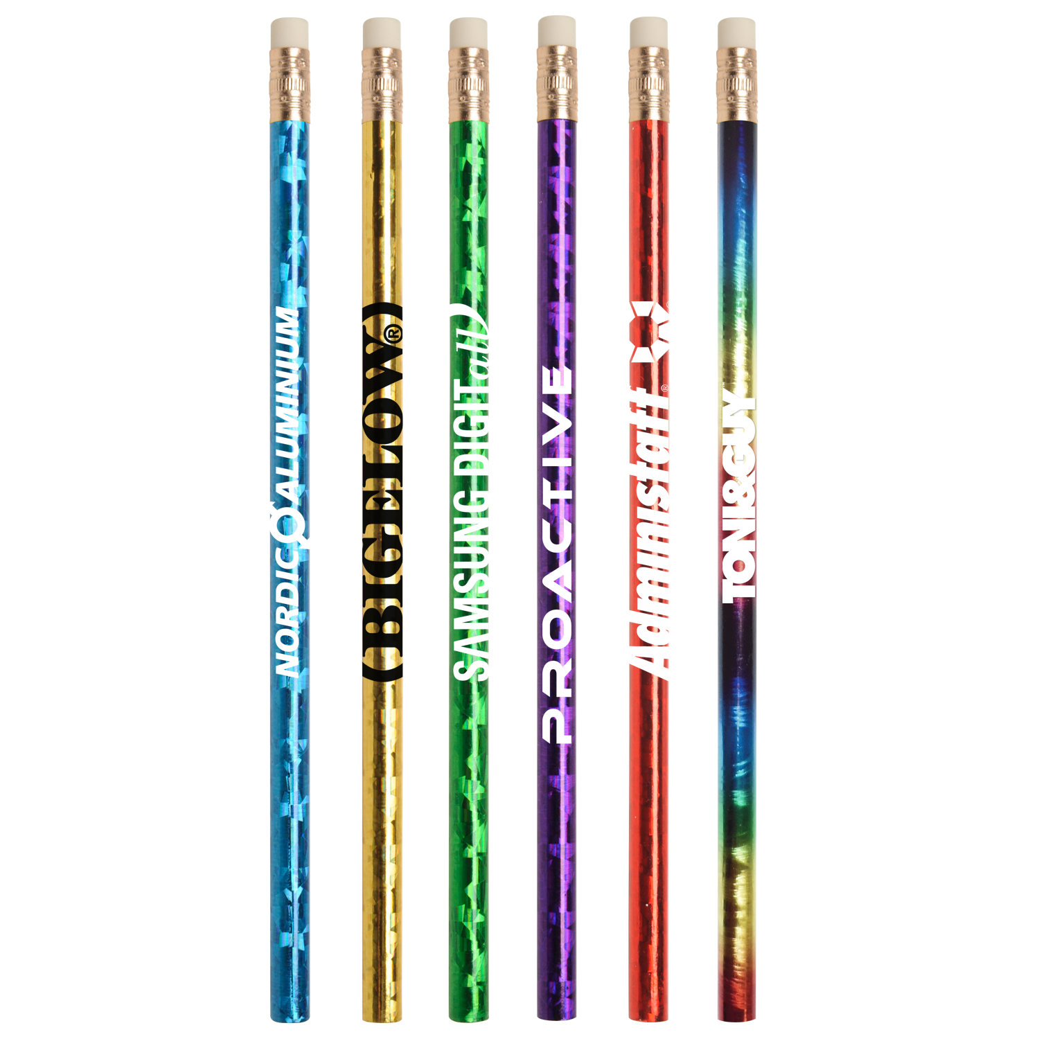 Jo-Bee Prismatic Foil Wrap Pencil