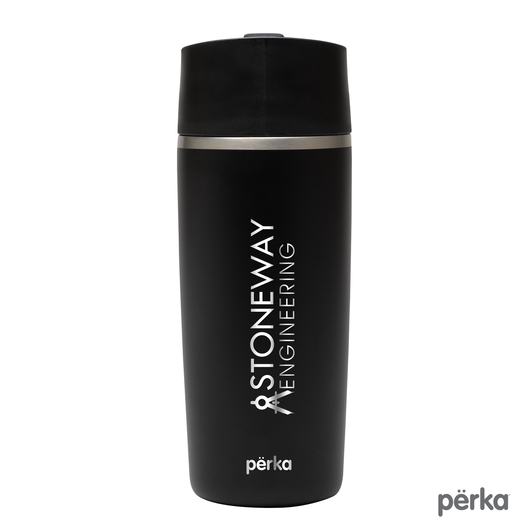 Perka® Macchiato 12 oz. Double Wall Coffee/Tea Press Tumbler 19