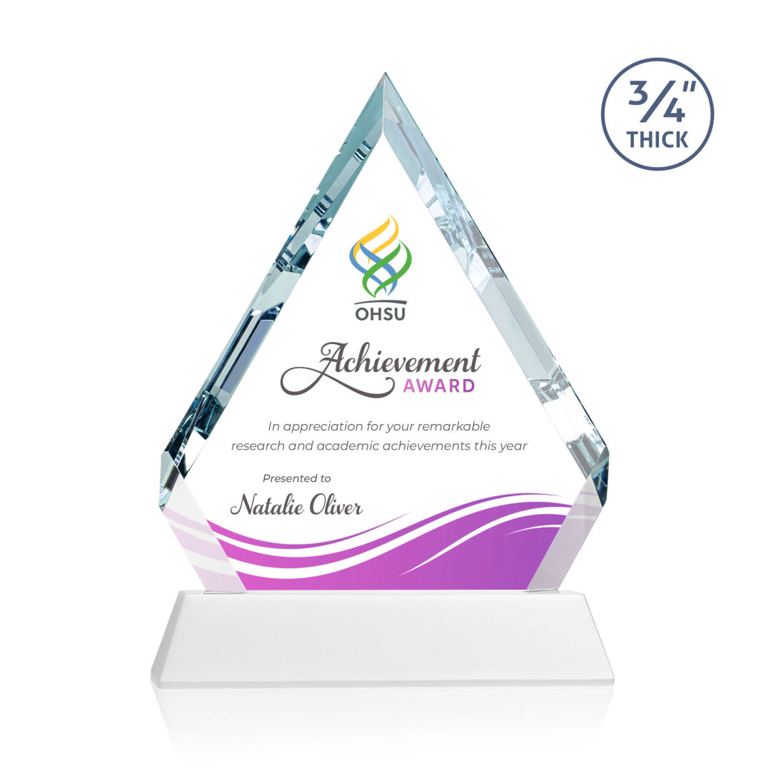 Apex VividPrint™ Award on Newhaven Base - White 4