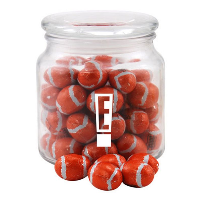 Jar with Chocolate Footballs 1