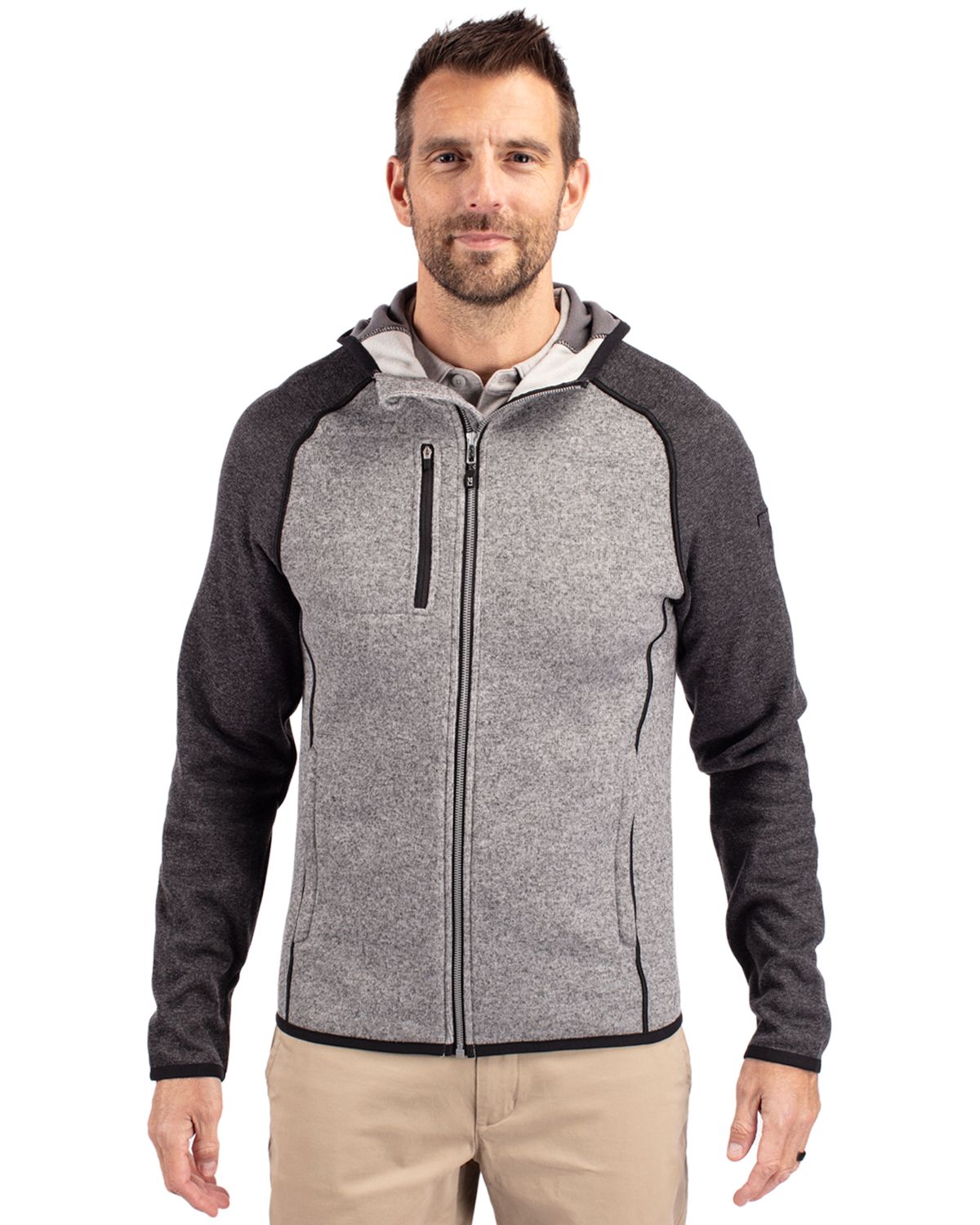Mainsail Full Zip Hooded Mens Jacket
