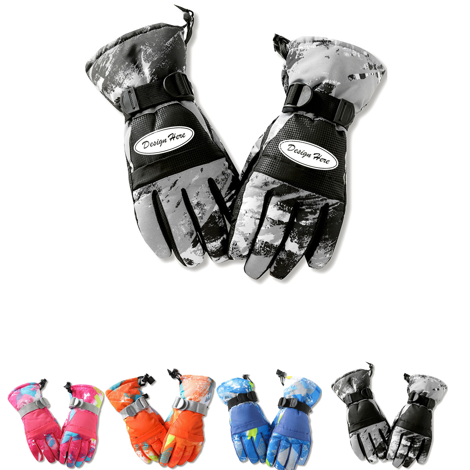 Ski Gloves Warmest Waterproof and Breathable Snow Gloves for Cold Weather 3