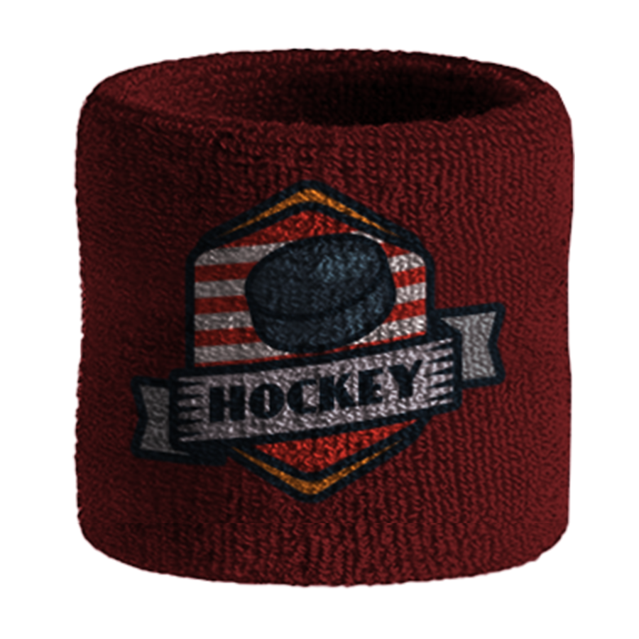Sports Wristband with Custom Woven Patch 4
