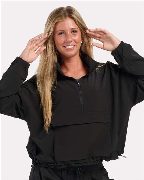 Women's Stretch Woven Quarter-Zip Pullover - BW5204 33
