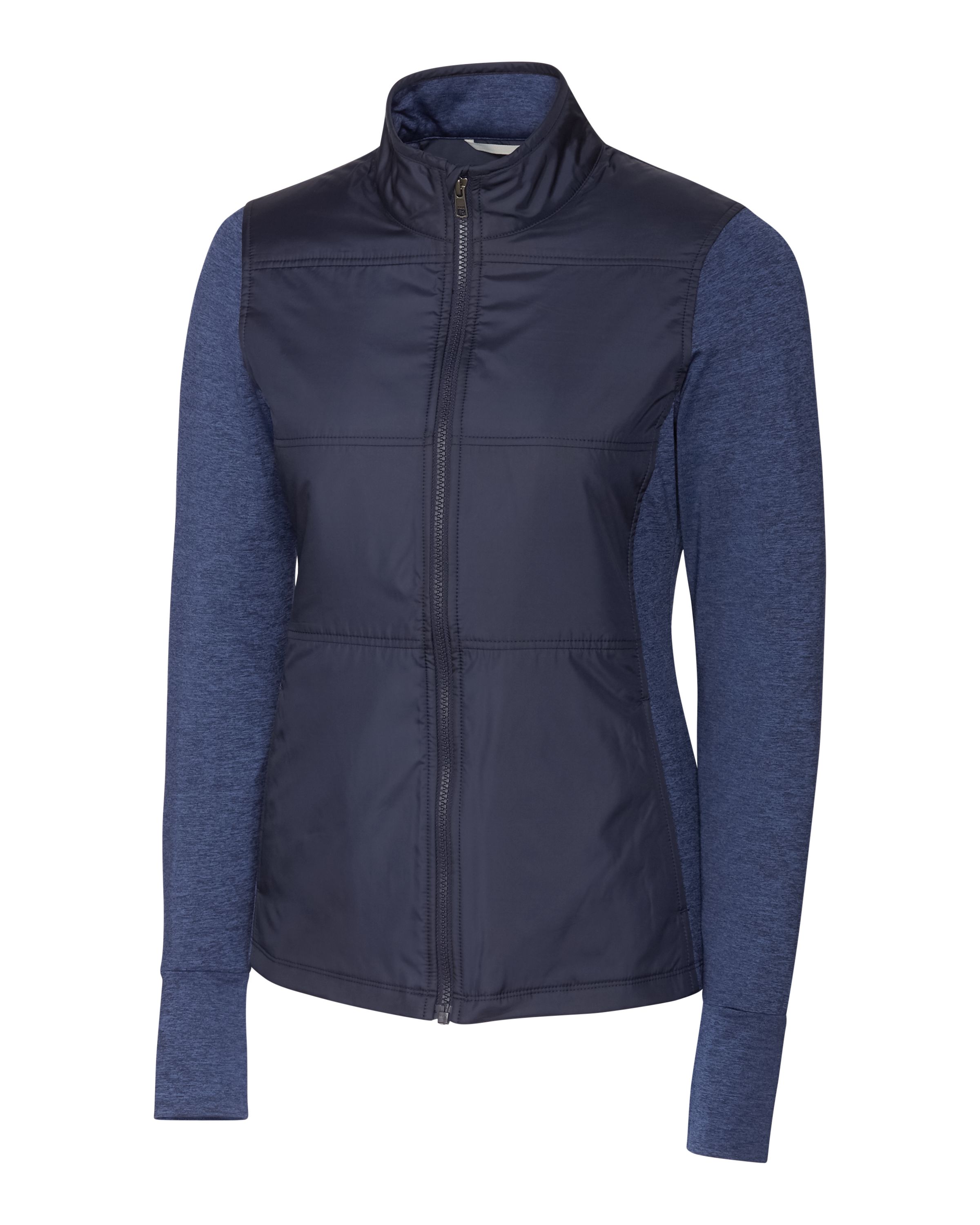 Cutter & Buck Stealth Recycled Hybrid Quilted Womens Windbreaker Jacket 28