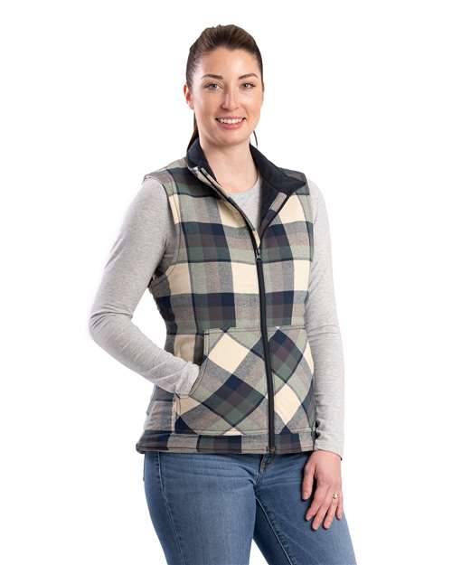 Women's Insulated Flannel Vest - WV16 3