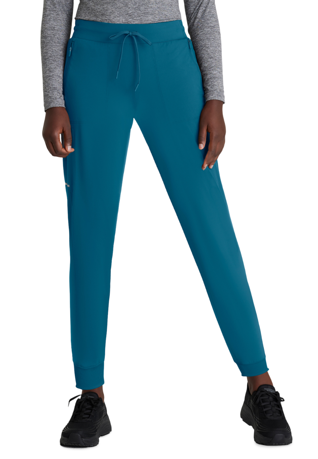 Skechers Slip-Ins - Women's Five-Pocket Ribbed Cuff Pace Jogger Scrub Pant 30