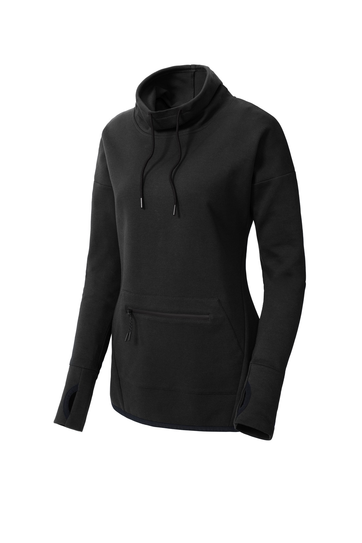 Sport-Tek Women's Triumph Cowl Neck Pullover LST280, custom hoodie or sweatshirt with logo imprint 2