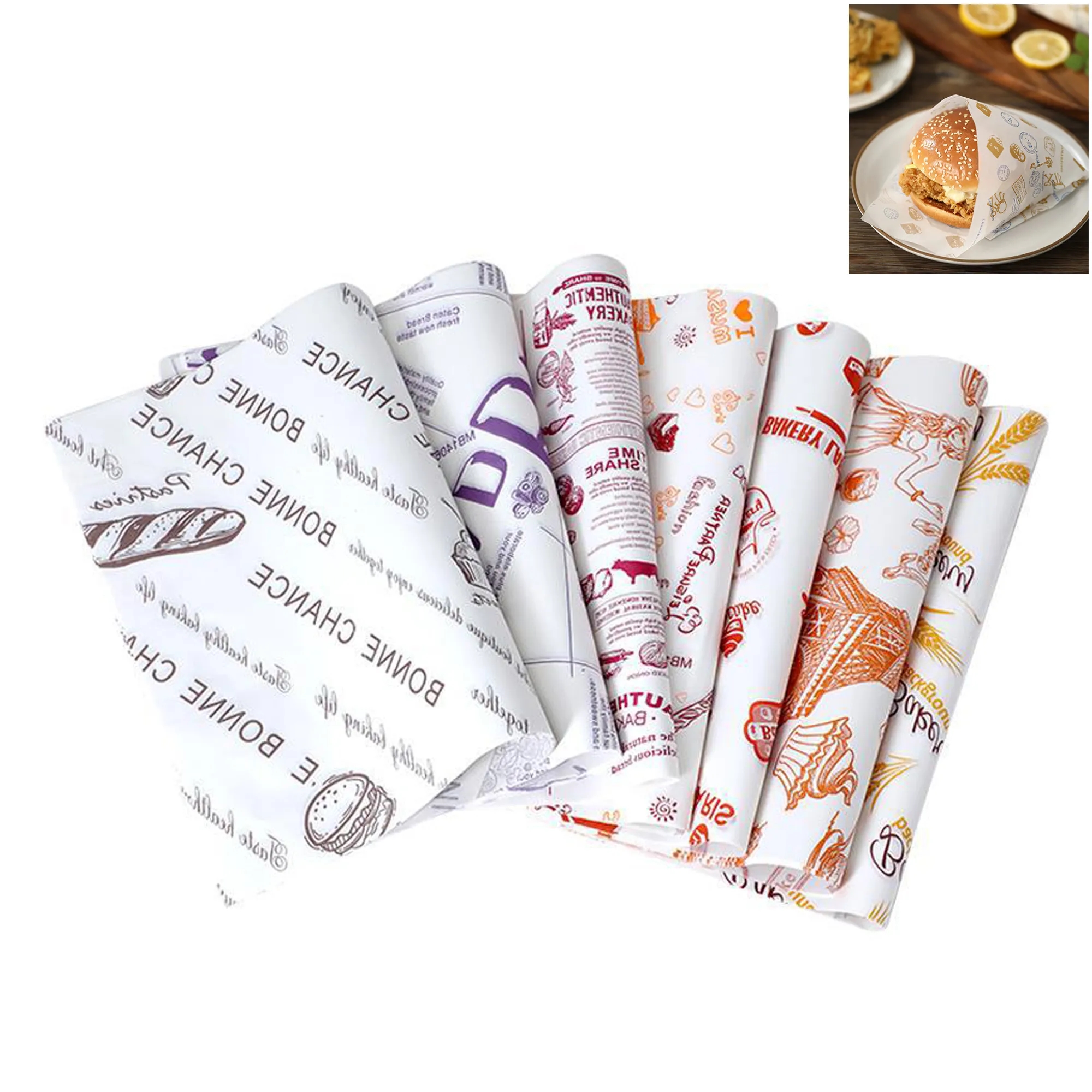 Grease Proof Food Wrap Paper 3