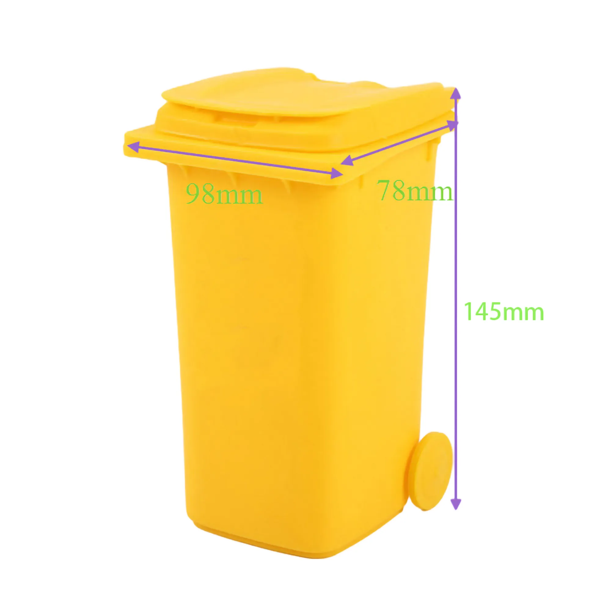 MOQ 20pcs Mini Curbside Garbage Trash Bin Pen Holder 2