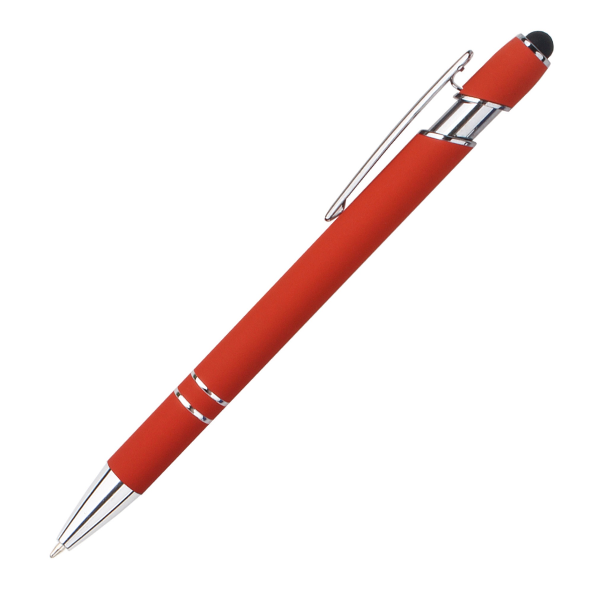 Stylus Tip Metal Ballpoint Pen 2-in-1 Retractable Design 14