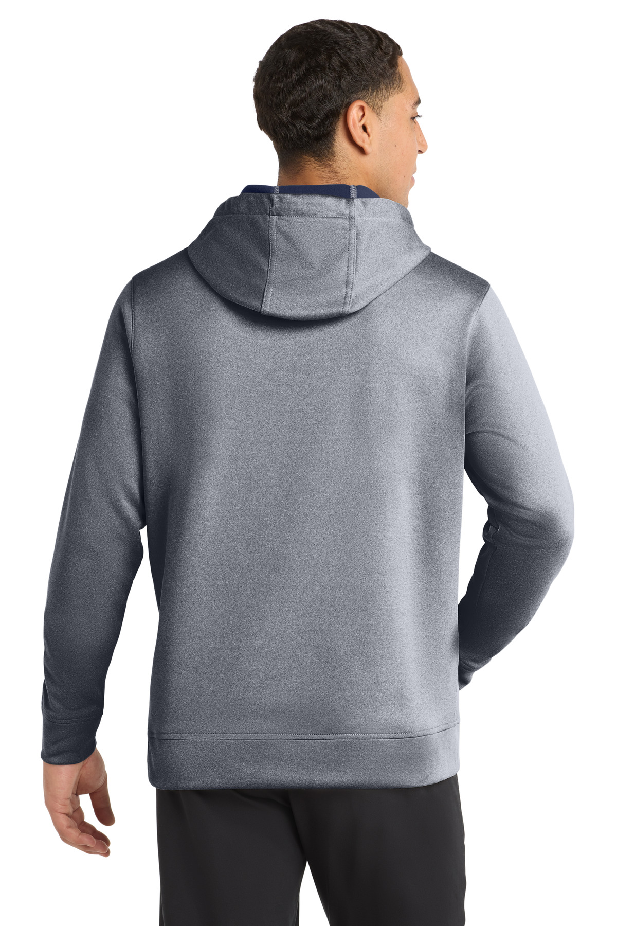 Sport-Tek PosiCharge Sport-Wick Heather Fleece Hooded Pullover. ST264, custom hoodie or sweatshirt with logo imprint 2