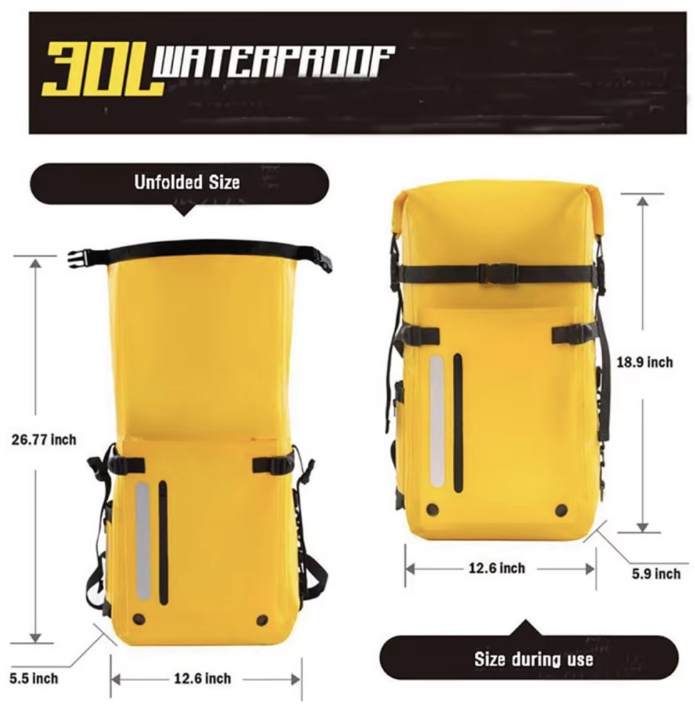 Waterproof Dry Bag Backpack for Kayaking 3