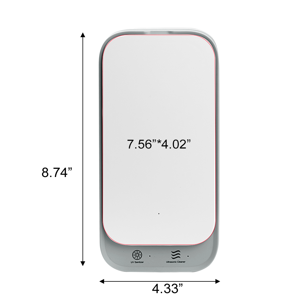 Brookside Ultrasonic Sanitizer & Wireless Charger