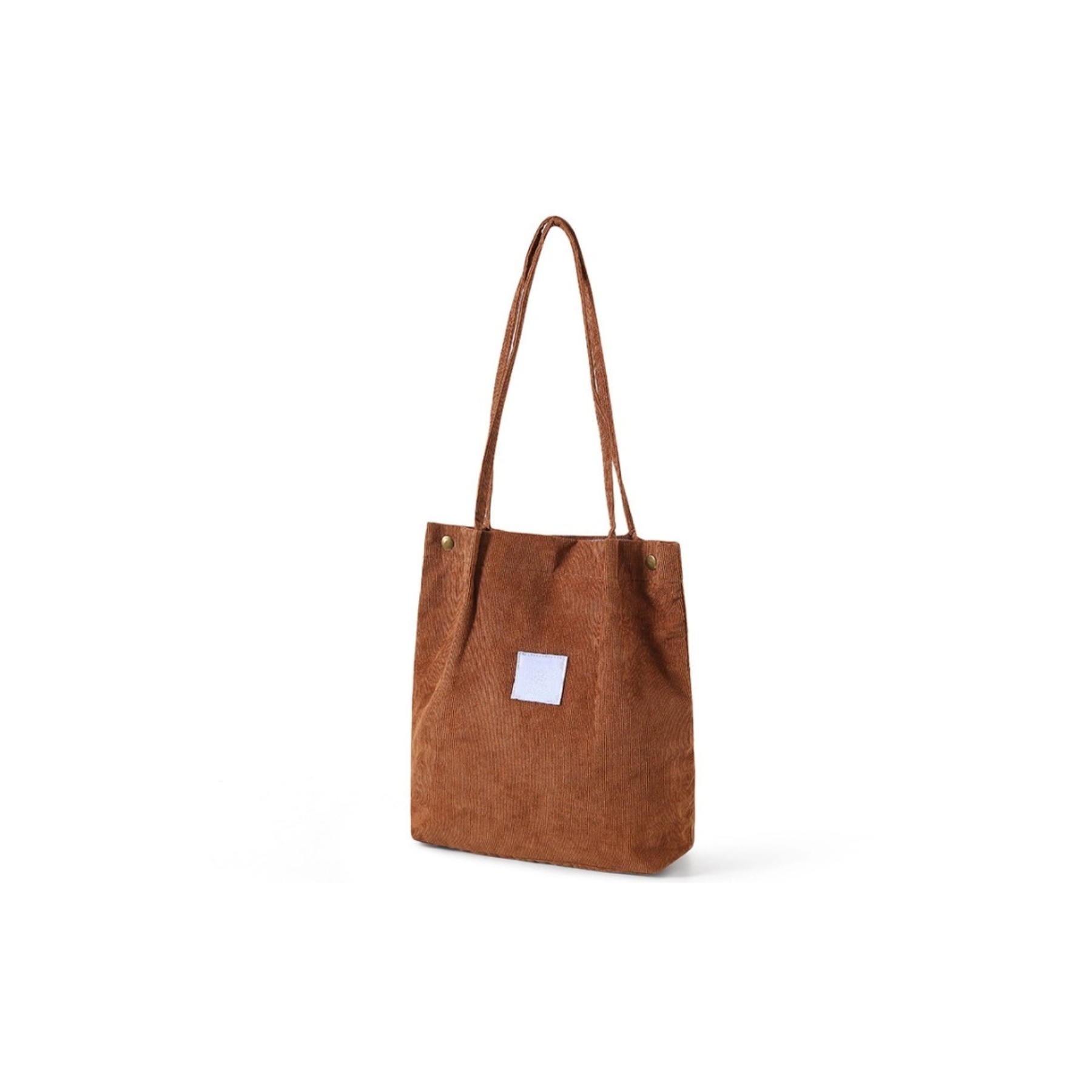 Inner Pocket Corduroy Tote Bag, custom tote bag with logo imprint 2