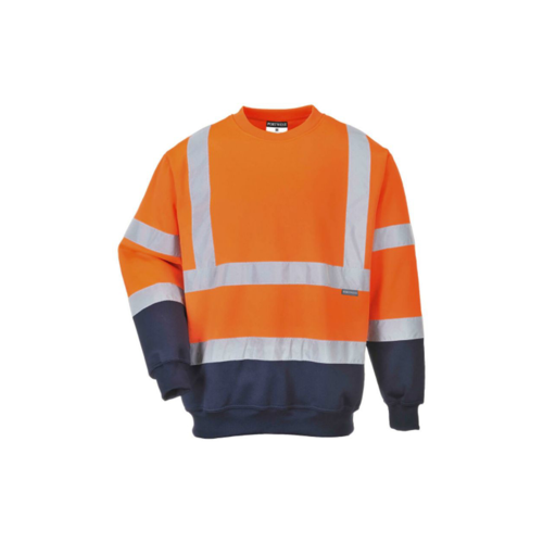 VISIPRO Reflective Colorblock Safety Sweatshirt - 280G 2