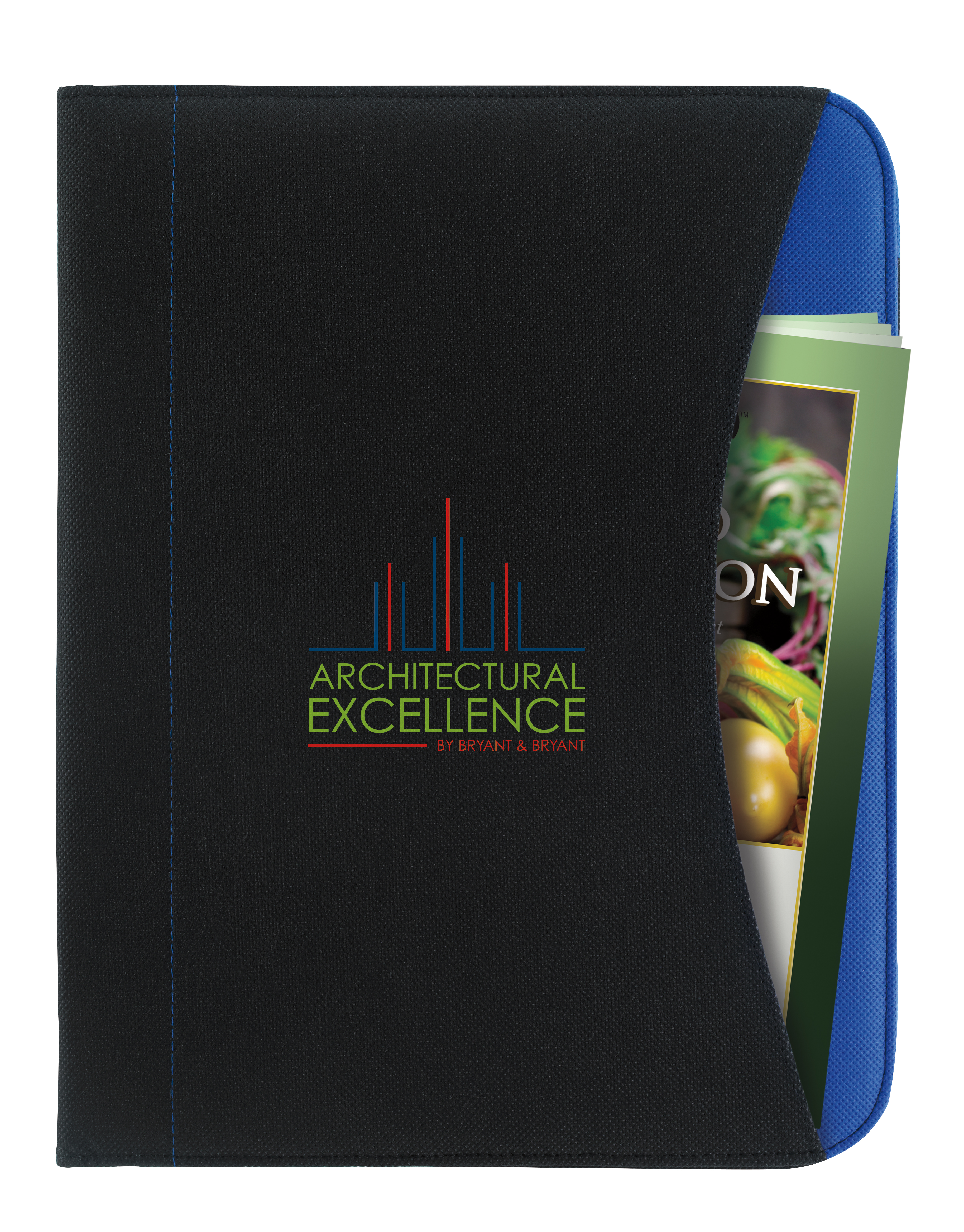 Good Value™ Non-Woven Curve Padfolio 9