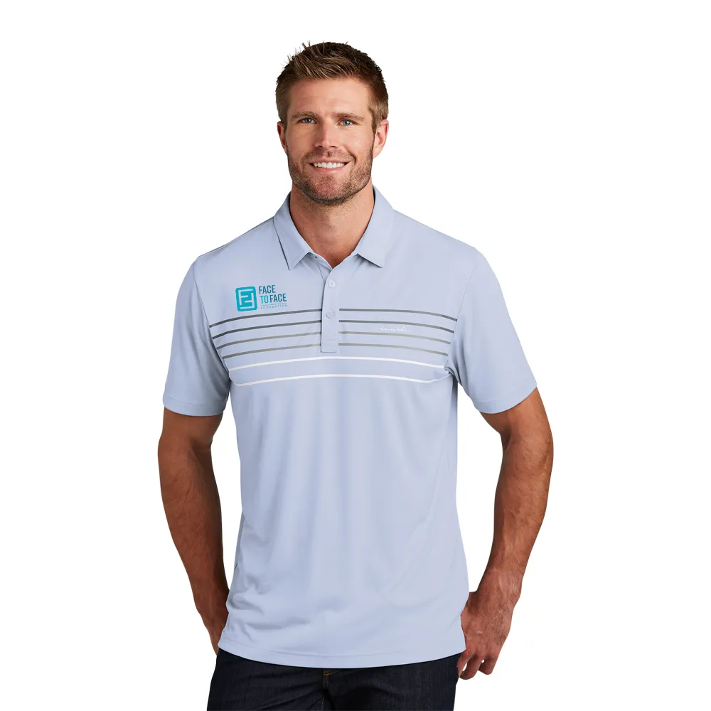 TravisMathew Coto Performance Chest Stripe Polo 1